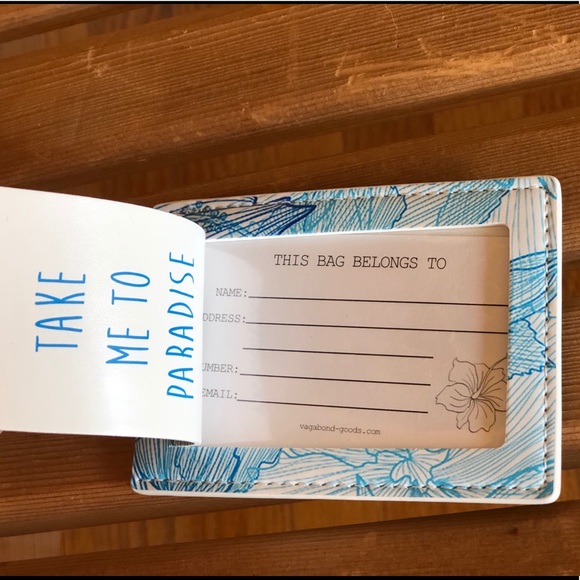 NWT Vagabond Goods Paradise Luggage Tag - Picture 2 of 4